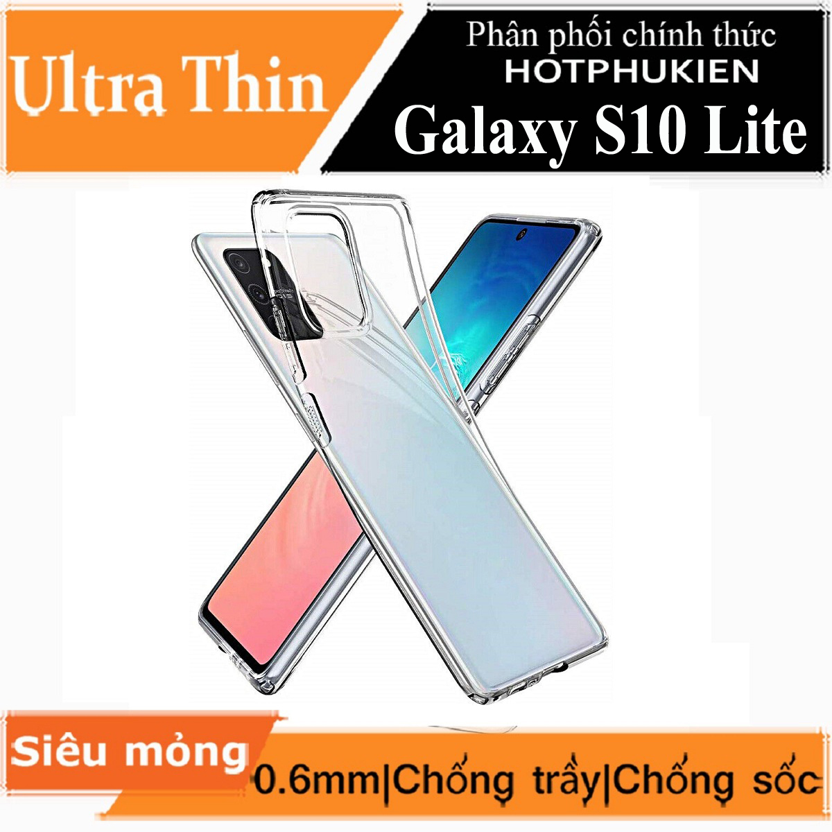 Ốp lưng silicon dẻo cho Samsung Galaxy S10 Lite hiệu Ultra Thin