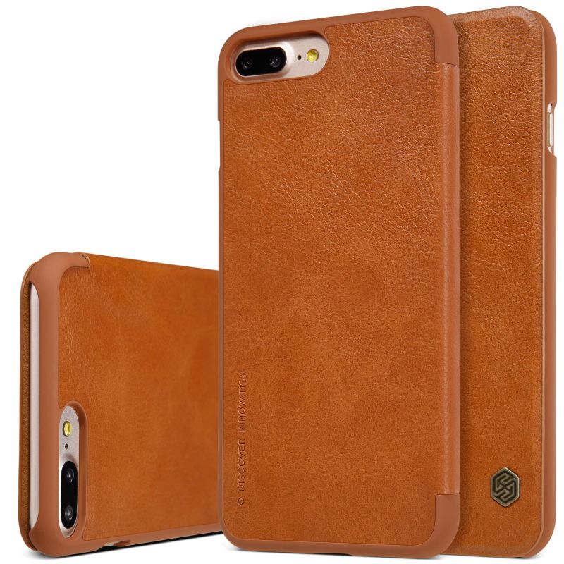 Bao da leather cho iPhone 7 Plus / iPhone 8 Plus hiệu Nillkin Qin