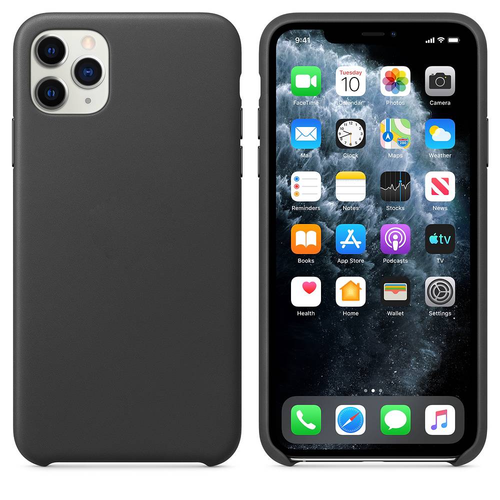 Ốp lưng da Leather Case chống sốc cho iPhone 11 Pro Max hiệu HOTCASE