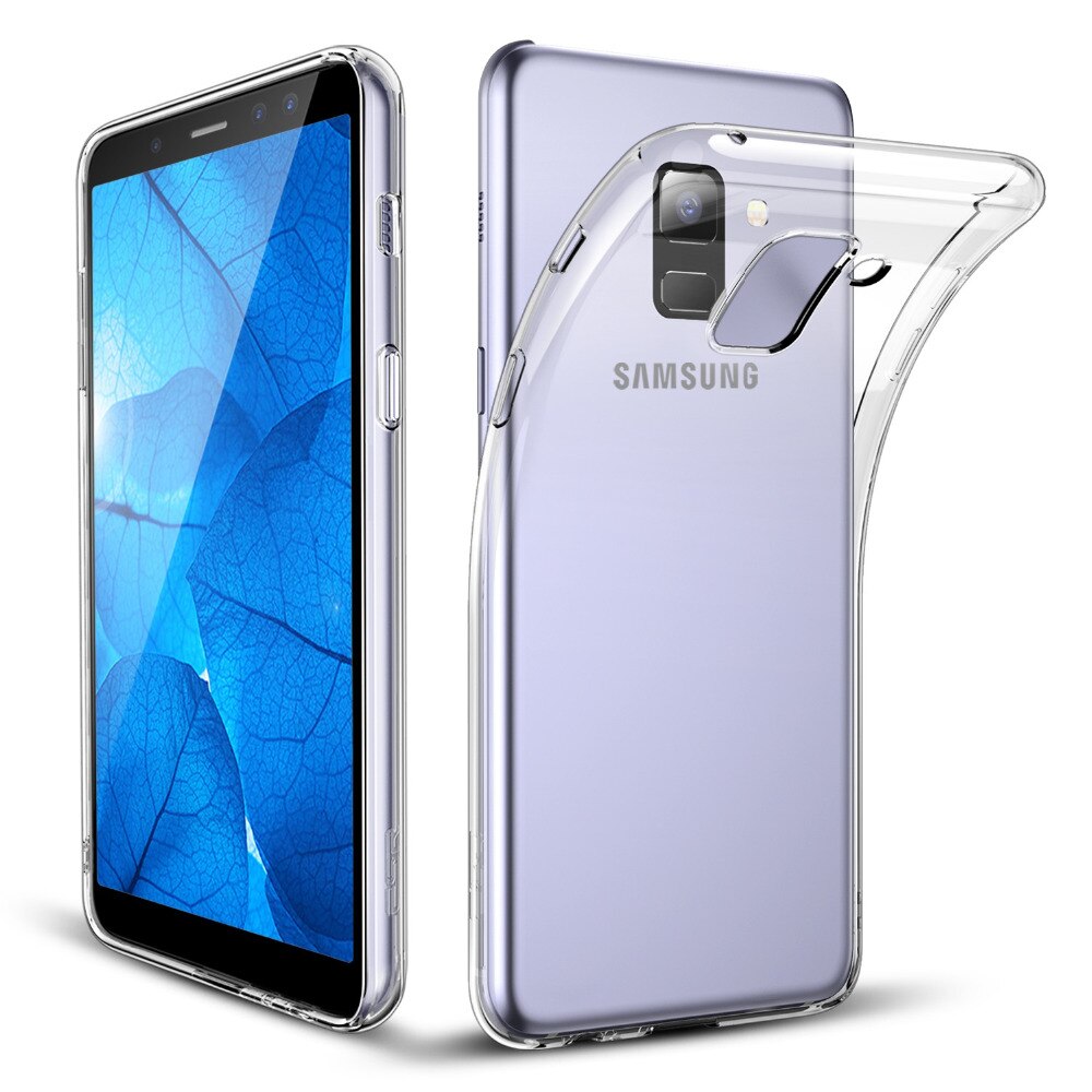 Ốp lưng dẻo silicon trong suốt cho Samsung Galaxy A8 Plus 2018 hiệu Ultra Thin