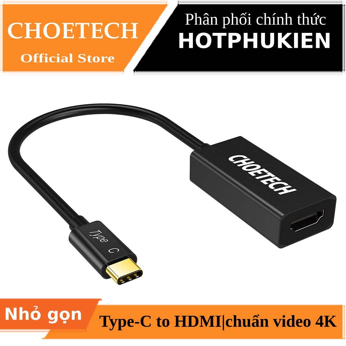 Đầu chuyển Type-C ra cổng HDMI chuẩn 4K hiệu CHOETECH HUB-H05