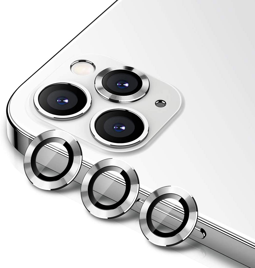 Bộ miếng dán kính cường lực bảo vệ Camera iPhone 12 Pro (6.1 inch) hiệu KUZOOM Lens Ring