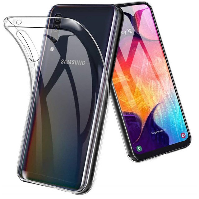 Ốp lưng dẻo silicon trong suốt cho Samsung Galaxy A50 hiệu Ultra Thin