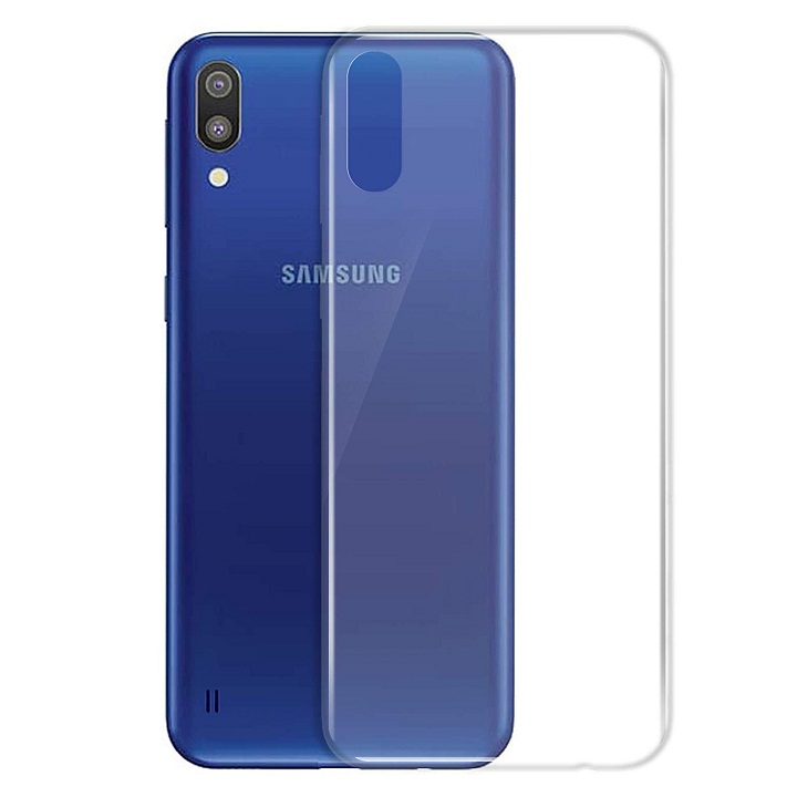 Ốp lưng dẻo silicon trong suốt cho Samsung Galaxy M10 hiệu Ultra Thin
