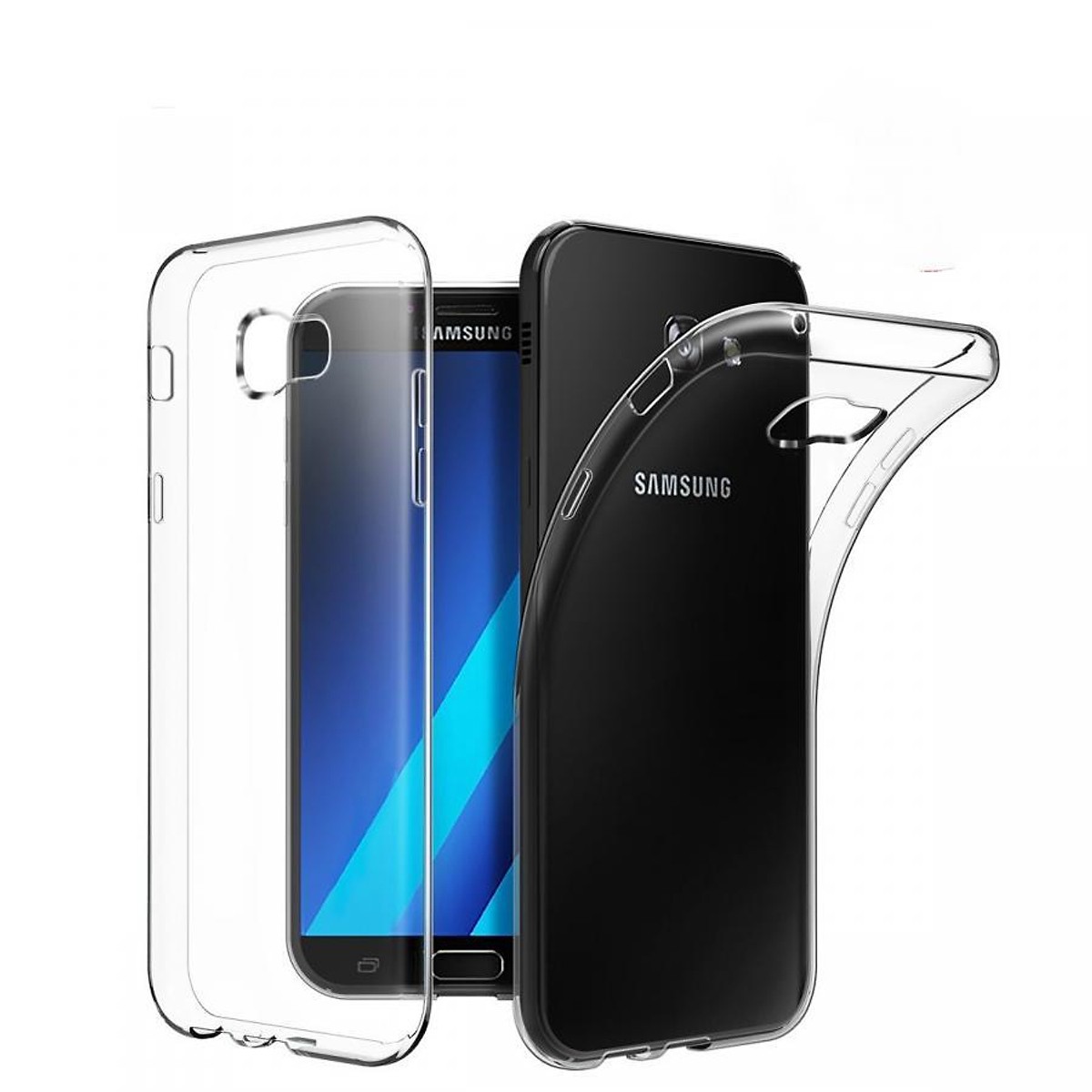 Ốp lưng dẻo silicon trong suốt cho Samsung Galaxy A7 2017 hiệu Ultra Thin