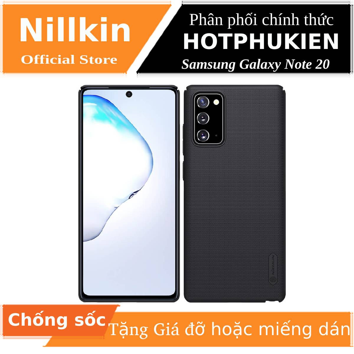 Ốp Lưng Sần chống sốc cho Samsung Galaxy Note 20 hiệu Nillkin Super Frosted Shield