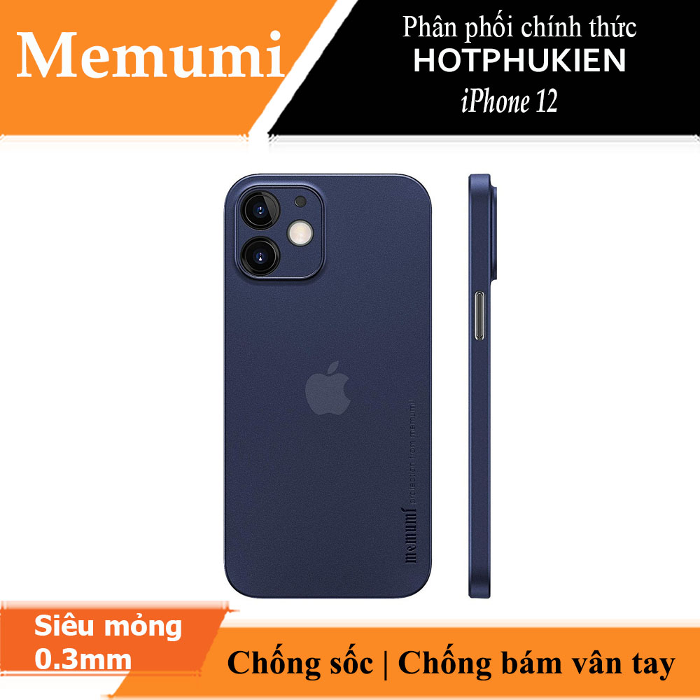 Ốp lưng nhám chống sốc cho iPhone 12 (6.1 inch) hiệu Memumi