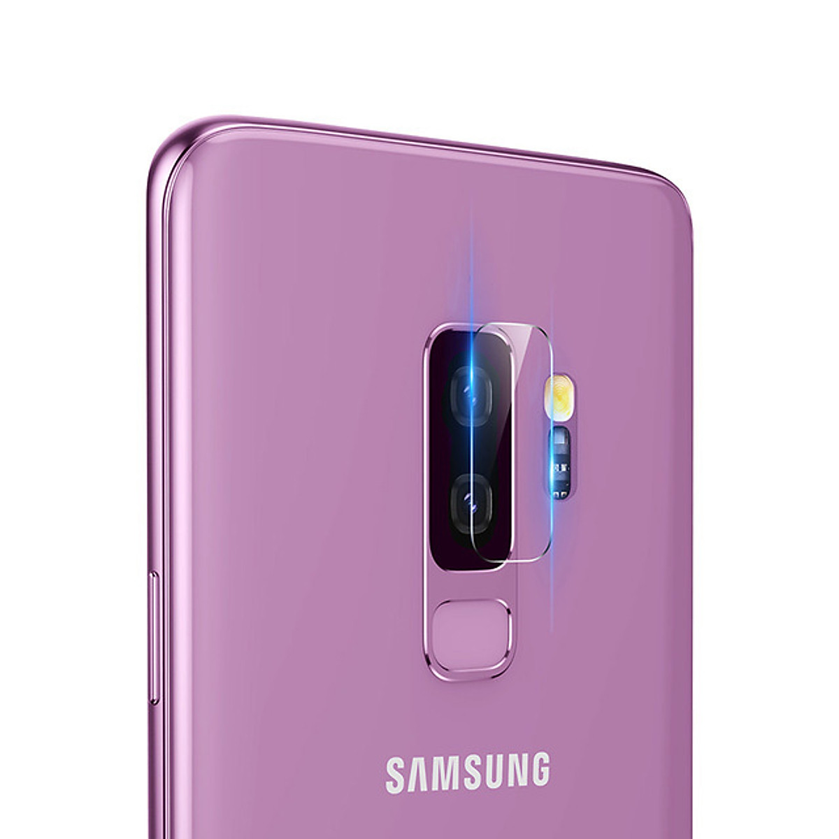 Miếng dán kính cường lực camera cho Samsung Galaxy S9 Plus hiệu Baseus