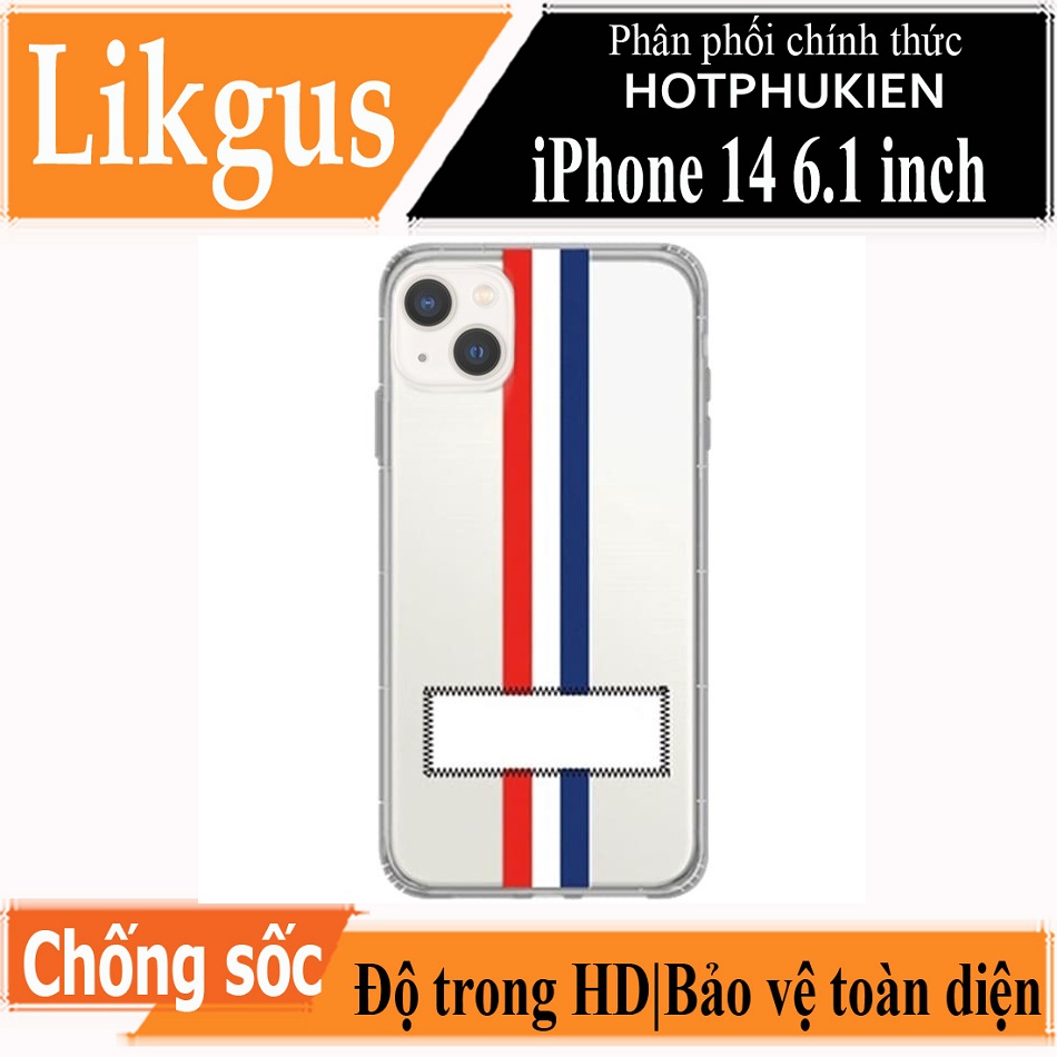 Ốp lưng chống sốc cho iPhone 14 (6.1 inch) hiệu Likgus Thom Browne