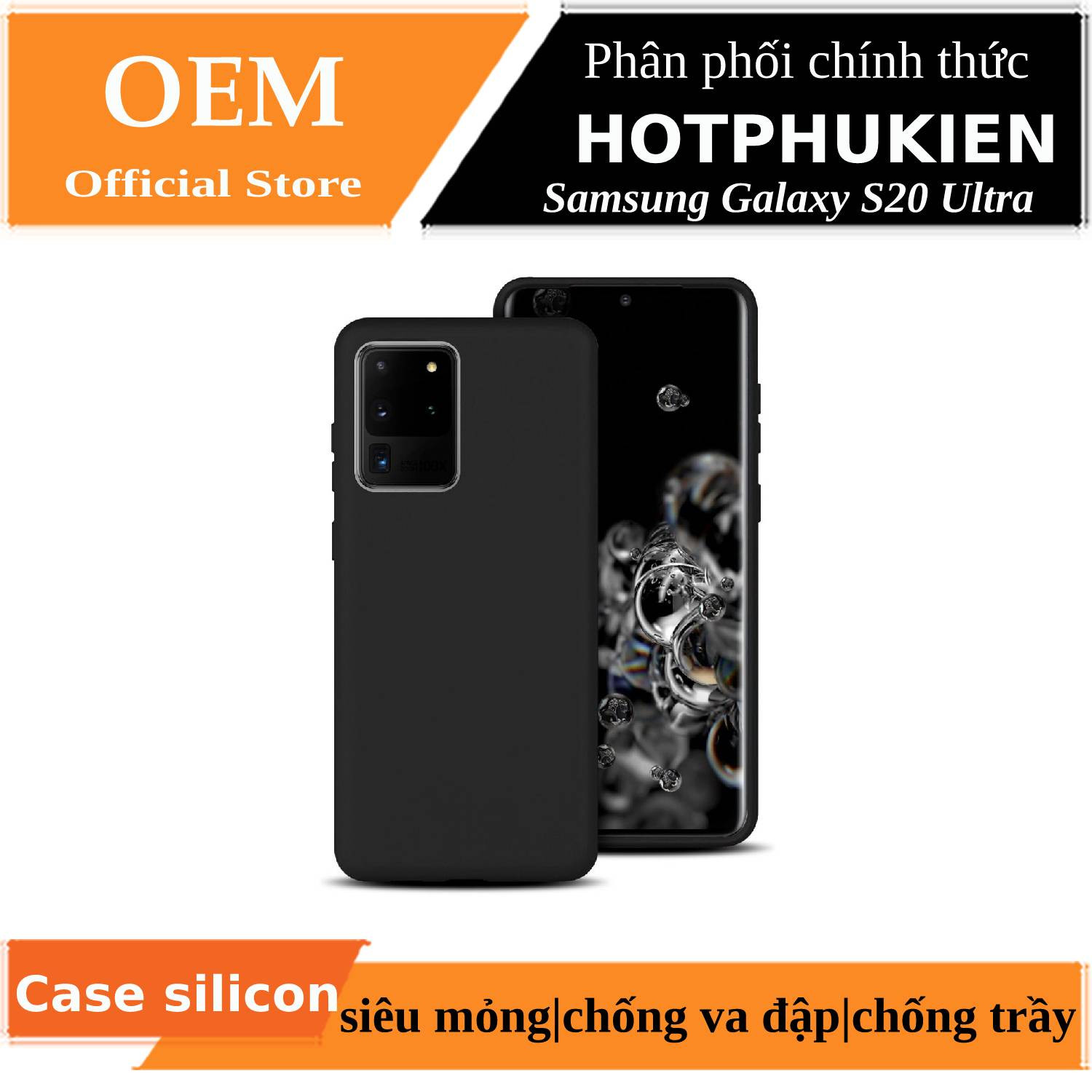 Ốp lưng silicone siêu mỏng Samsung Galaxy S20 Ultra hiệu J-Case