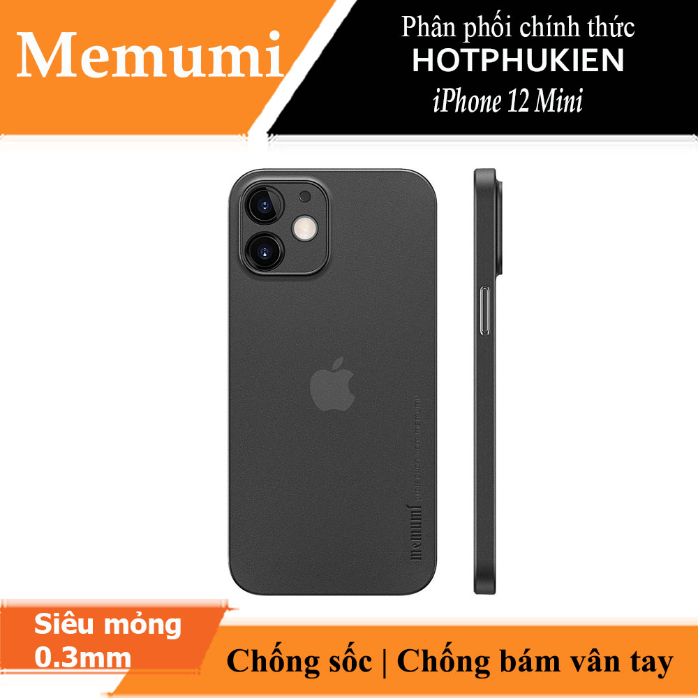 Ốp lưng nhám chống sốc cho iPhone 12 Mini (5.4 inch) hiệu Memumi