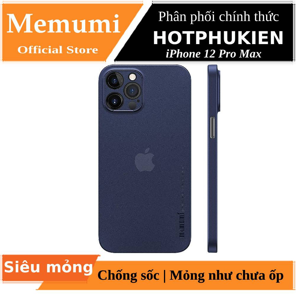 Ốp lưng nhám chống sốc cho iPhone 12 Pro Max (6.7 inch) hiệu Memumi