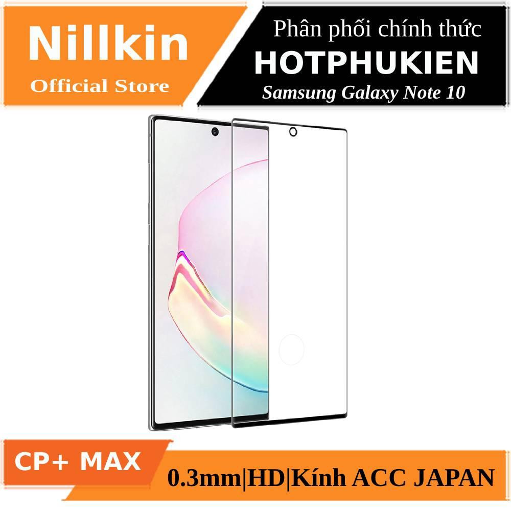 Miếng dán kính cường lực full 3D cho Samsung Galaxy Note 10 / Note 10 5G hiệu Nillkin CP+ Max