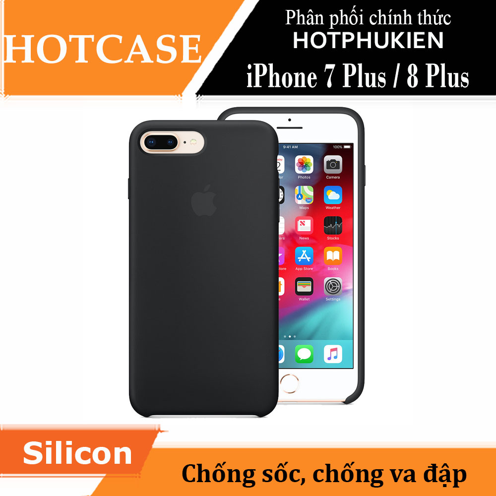 Ốp lưng chống sốc silicon case cho iPhone 7 Plus / iPhone 8 Plus hiệu HOTCASE