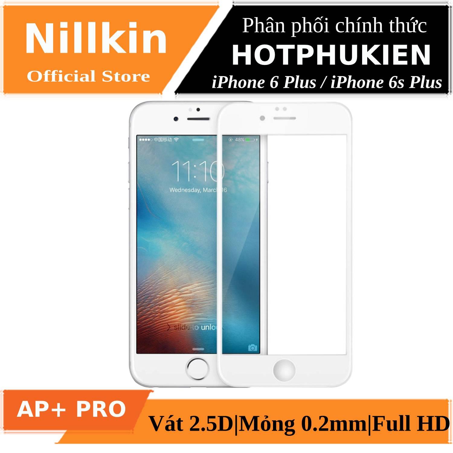 Miếng dán kính cường lực full 3D cho iPhone 6 Plus / iPhone 6s Plus hiệu Nillkin AP+ Pro