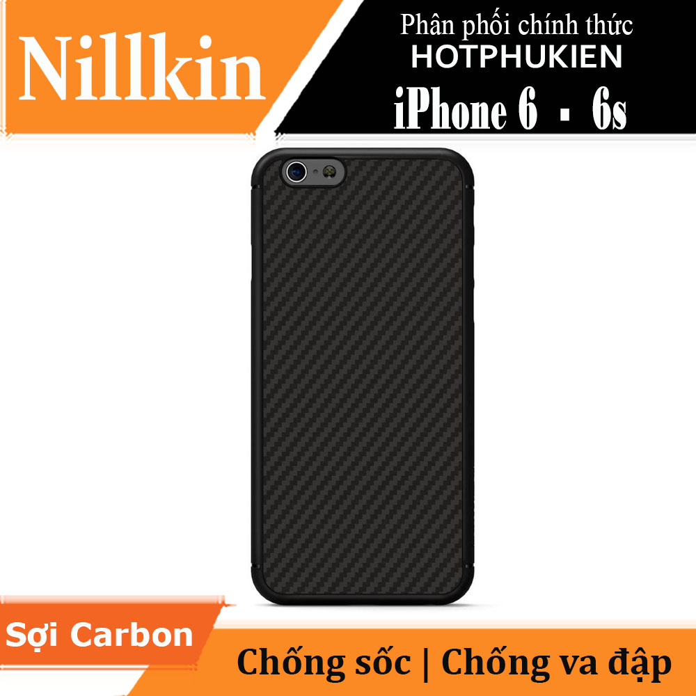Ốp lưng chống sốc sợi Carbon cho iPhone 6 / iPhone 6s hiệu Nillkin