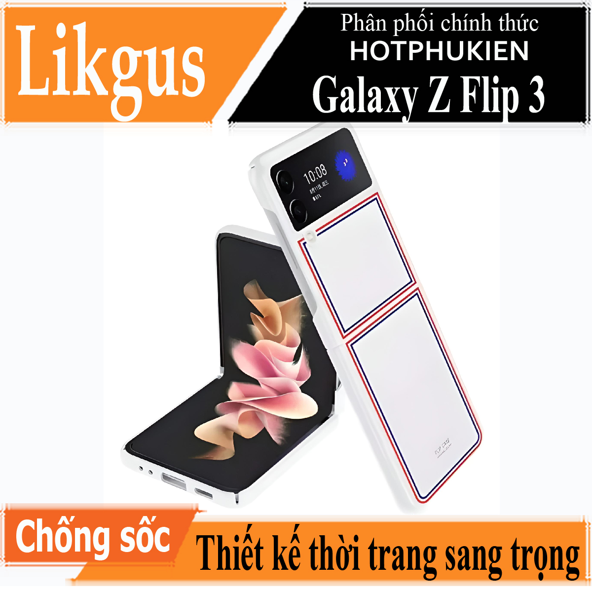 Ốp lưng chống sốc cho Samsung Galaxy Z Flip 3 hiệu Likgus Browne Luxury