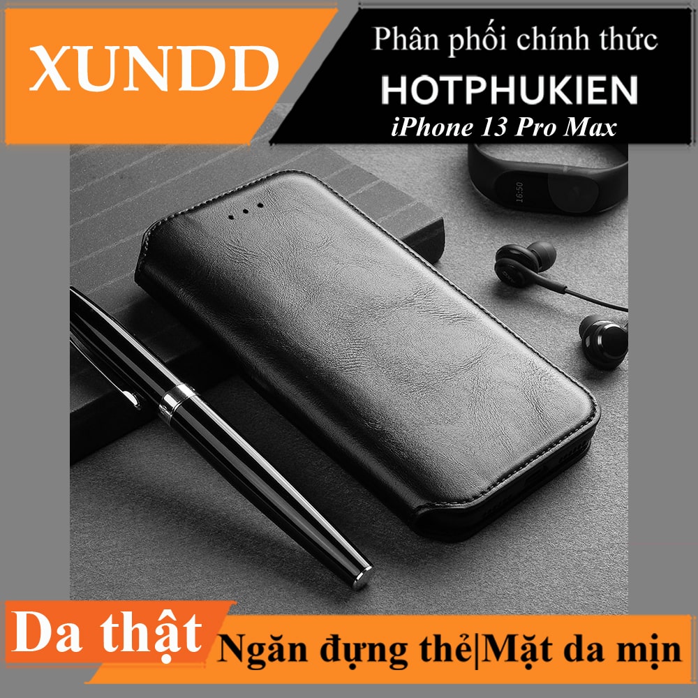 Bao da chống sốc cho iPhone 13 Pro Max hiệu XUNDD Gra Series