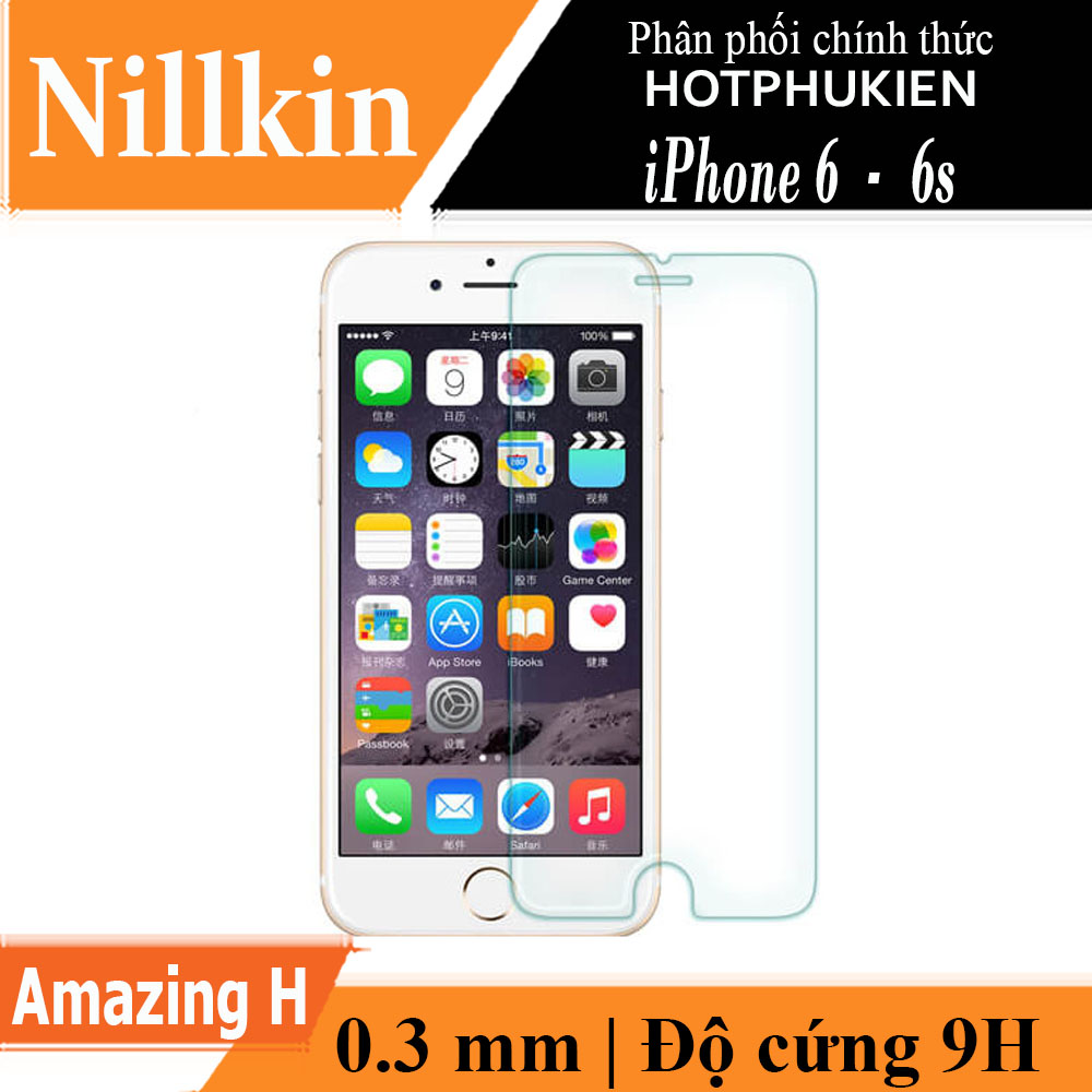 Miếng dán kinh cường lực cho iPhone 6 / iPhone 6s hiệu Nillkin Amazing H