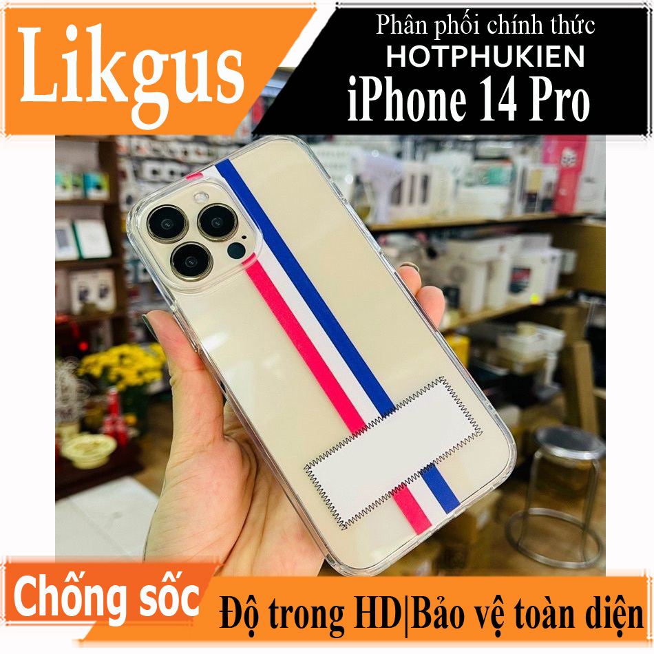 Ốp lưng chống sốc cho iPhone 14 Pro (6.1 inch) hiệu Likgus Thom Browne