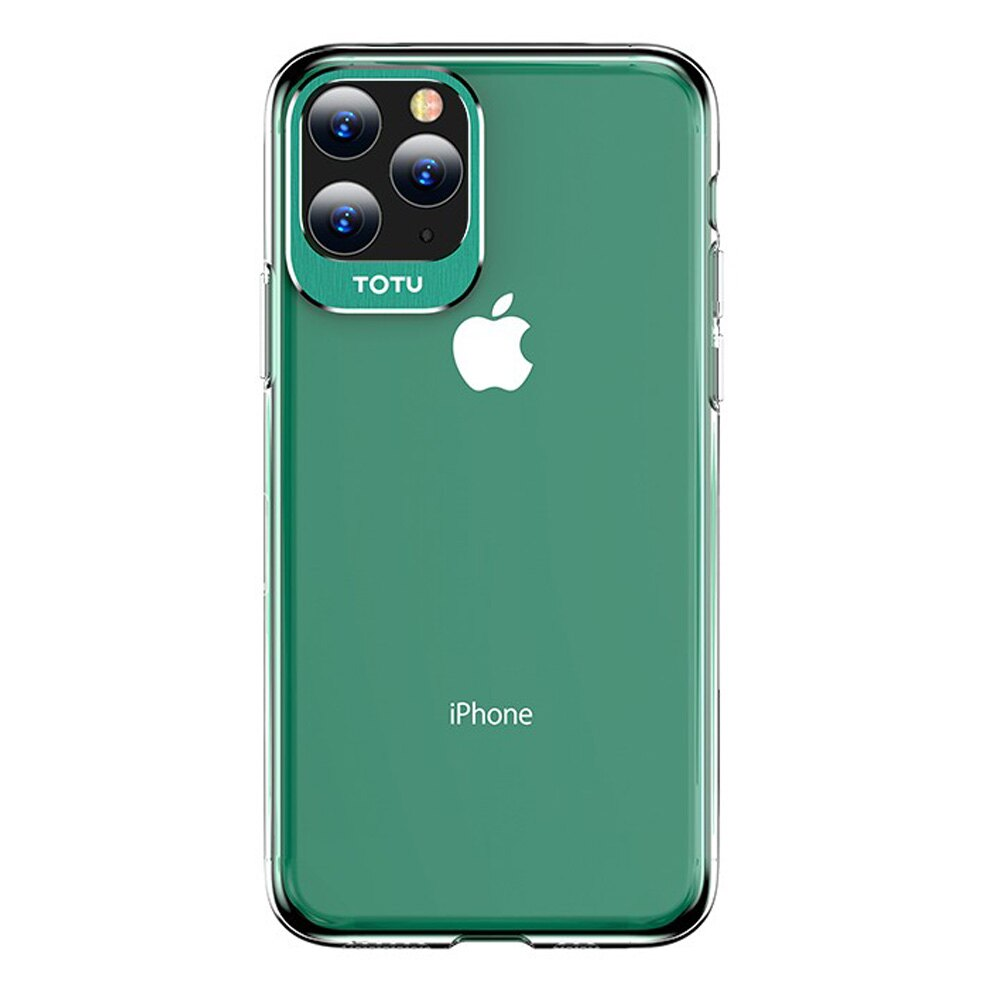 Ốp lưng chống sốc cho iPhone 11 Pro Max trang bị viền nhôm bảo vệ camera Hiệu Totu Sparkling