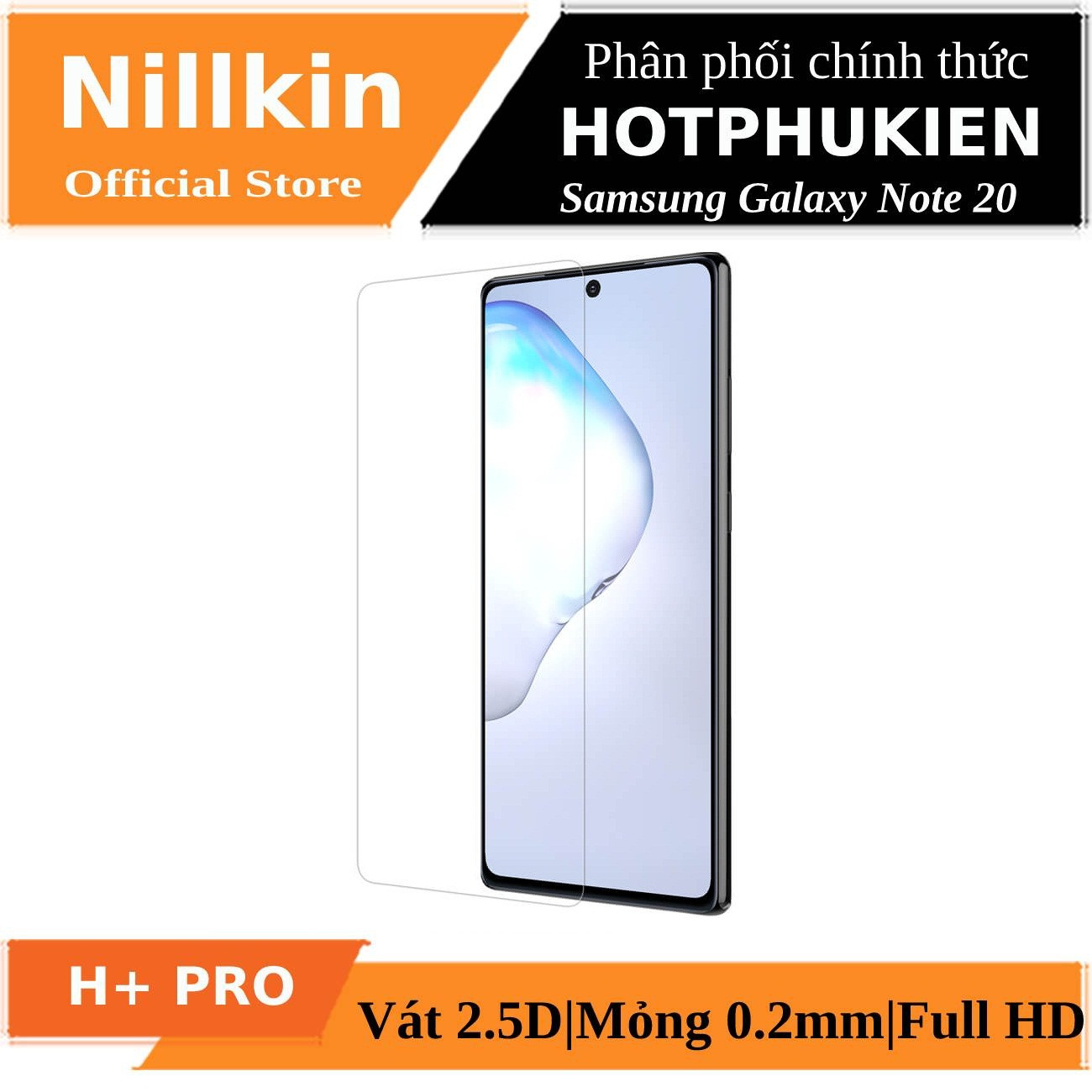 Miếng dán kính cường lực Samsung Galaxy Note 20 hiệu Nillkin Amazing H+ Pro