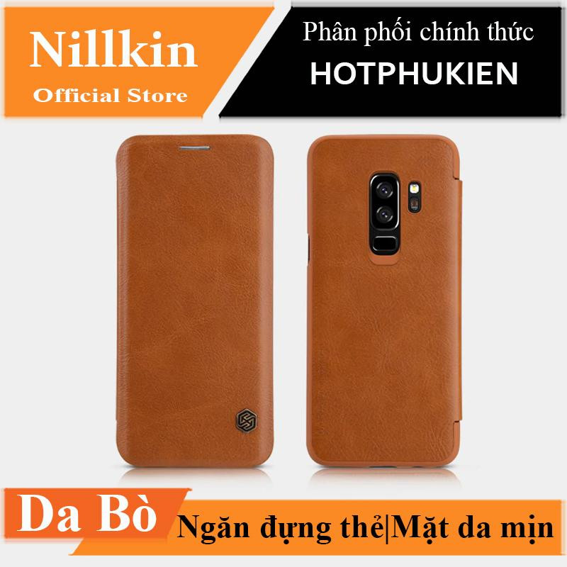 Bao da leather cho Samsung Galaxy S9 Plus hiệu Nillkin Qin