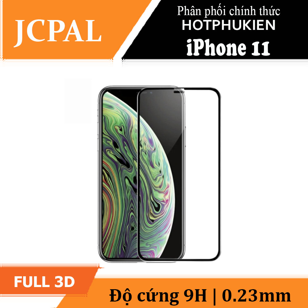 Miếng dán kính cường lực Full 3D cho iPhone 11 hiệu JCPAL Canada