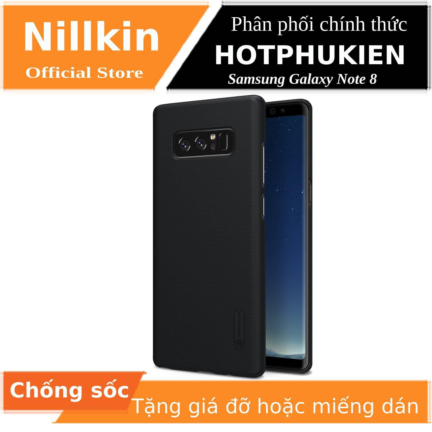 Ốp Lưng Sần chống sốc cho Samsung Galaxy Note 8 hiệu Nillkin Super Frosted Shield