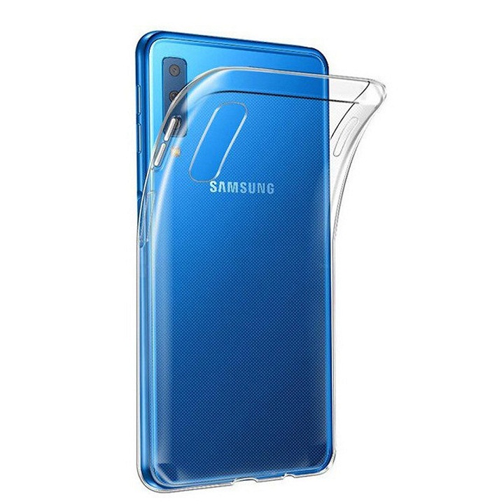 Ốp lưng dẻo silicon trong suốt cho Samsung Galaxy A7 2018 hiệu Ultra Thin