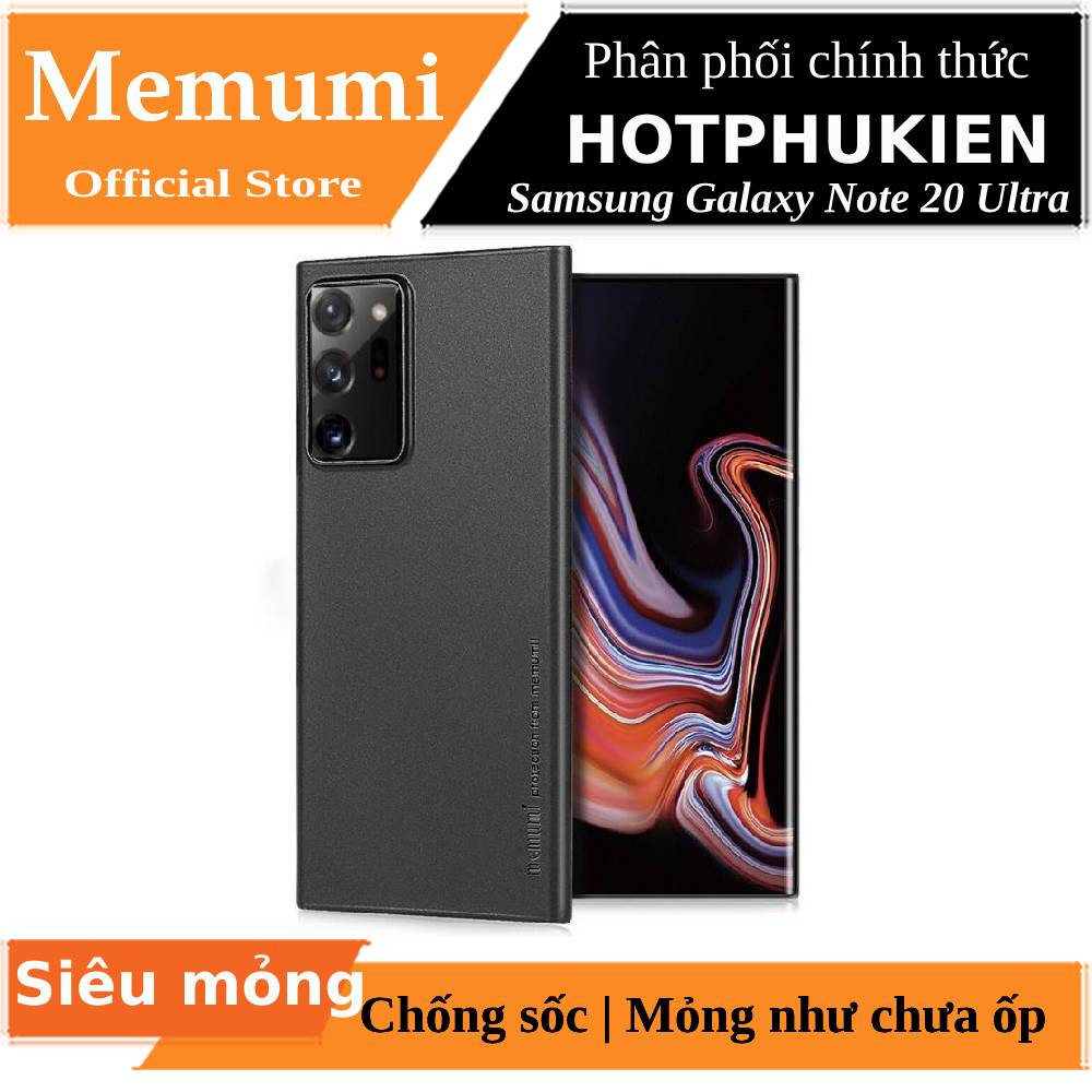 Ốp lưng nhám siêu mỏng 0.3mm cho Samsung Galaxy Note 20 Ultra hiệu Memumi