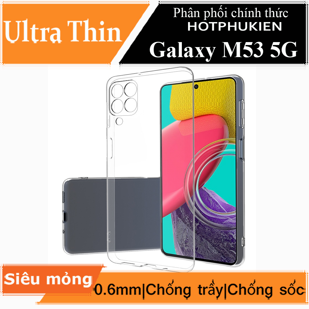 Ốp lưng silicon dẻo cho Samsung Galaxy M53 5G hiệu Ultra Thin